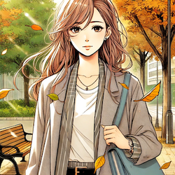 - A shoujo manga-style