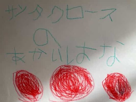 サンタクロースのあかいはな