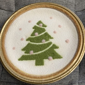 ケーキ柄 クリスマスツリー