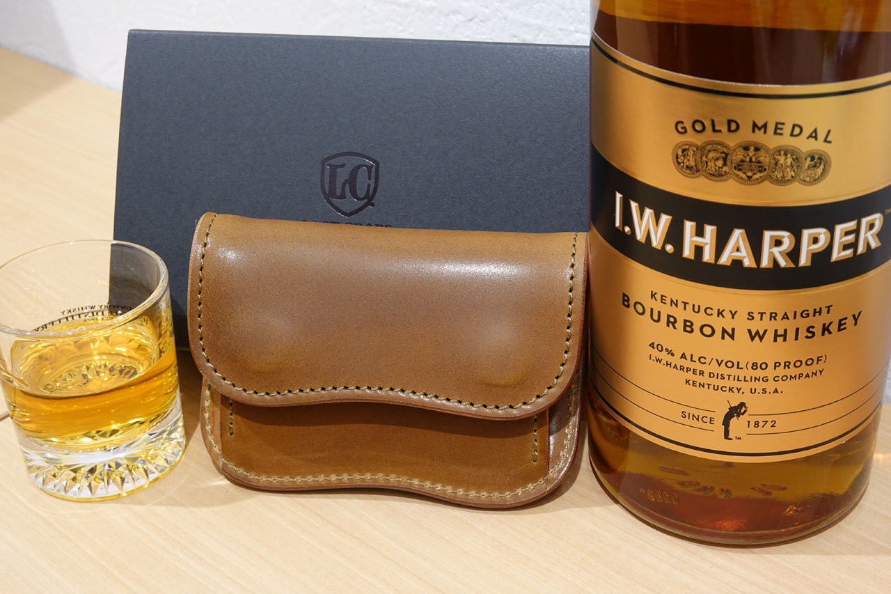 kさん専用LAST CROPS タング シェルコードバン　希少バーボンカラー LAST CROPS タング ラフアウトのレビュー。全面ホーウィンシェルコード