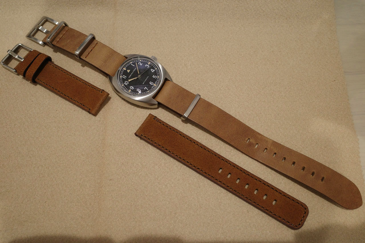 ハミルトン Khaki Aviation Pilot Pioneer Mechanicalの革バンドを交換した Salaryman C3 ハミルトン Khaki Aviation Pilot Pioneer Mechanicalの革バンドを交換した Salaryman C3