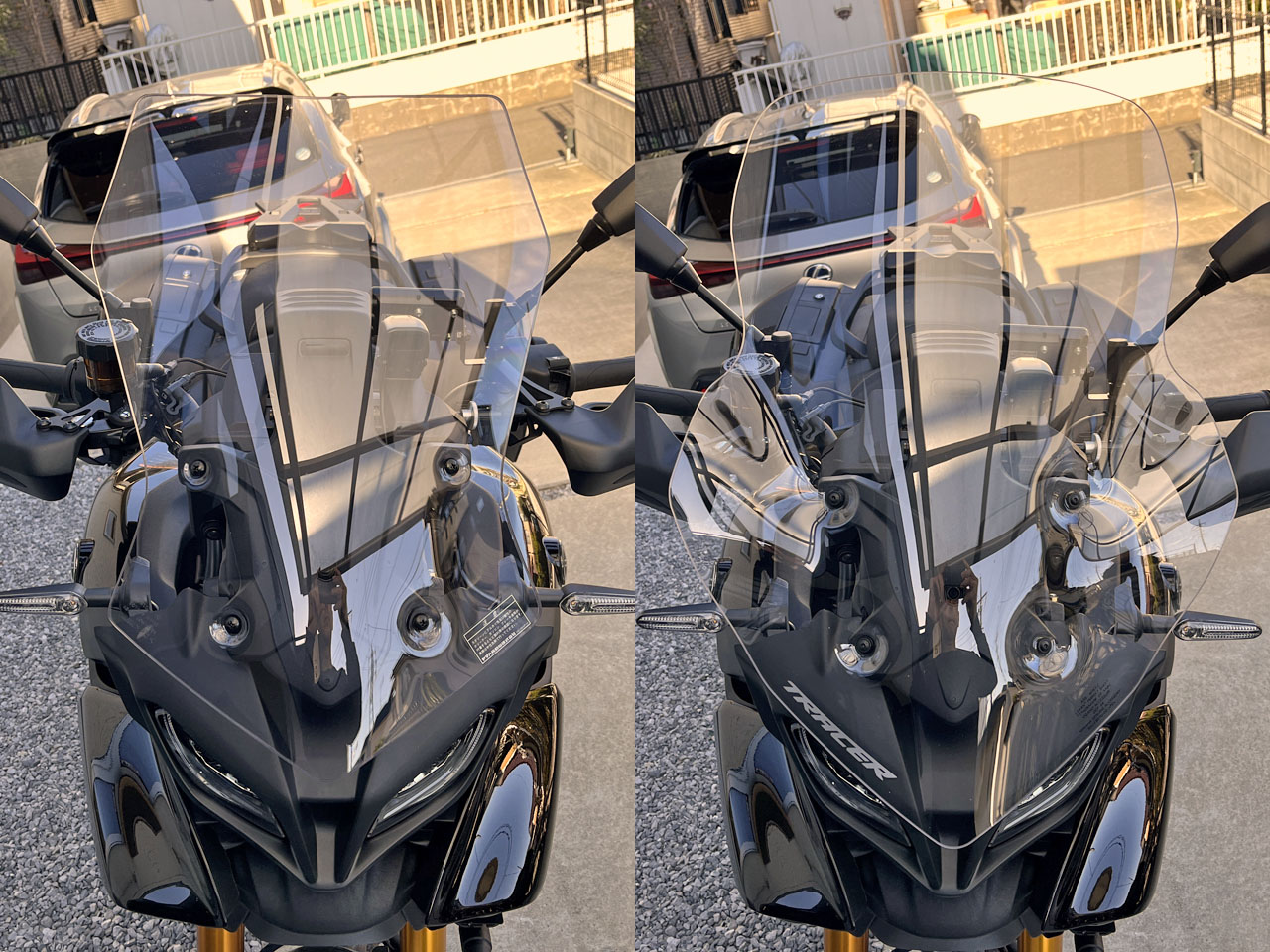 TRACER9 GT+にワイズギア ハイスクリーンを付けた : Salaryman C3