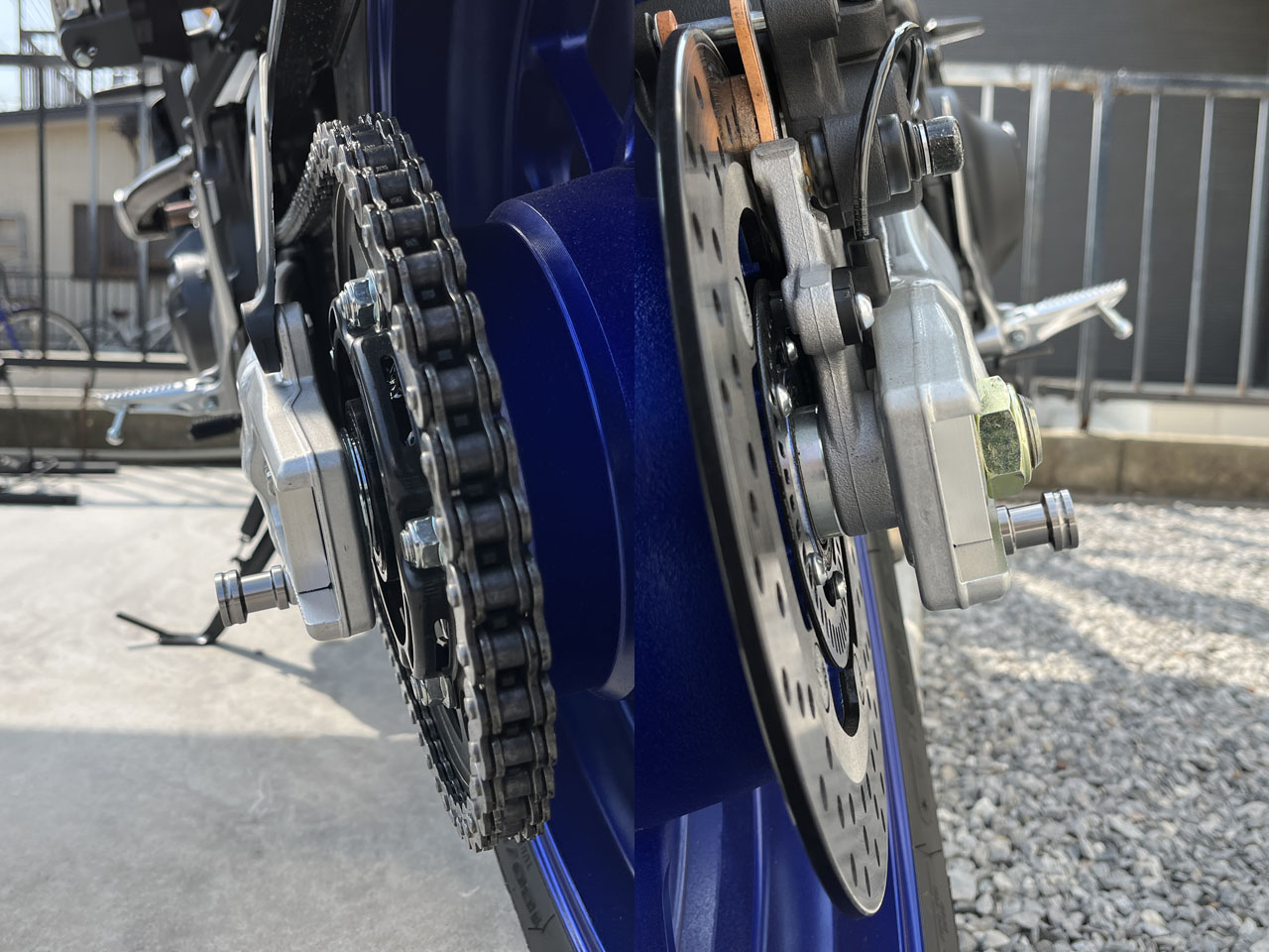 MT-09 SPにスイングアームスプールを付けた : Salaryman C3