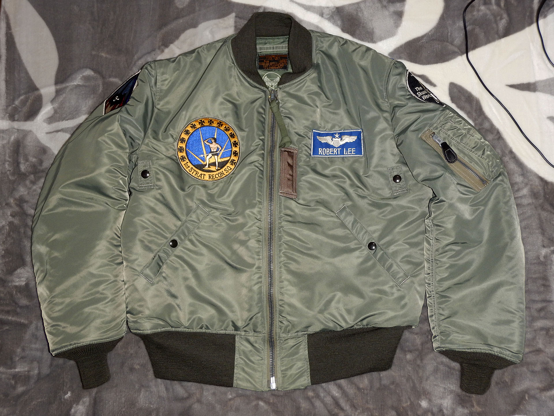 BUZZ RICKSON’S MA-1 実名復刻 クロスリフレクター1☆ BUZZ RICKSON'S MA-1 実名復刻 クロスリフレクター(Lot No