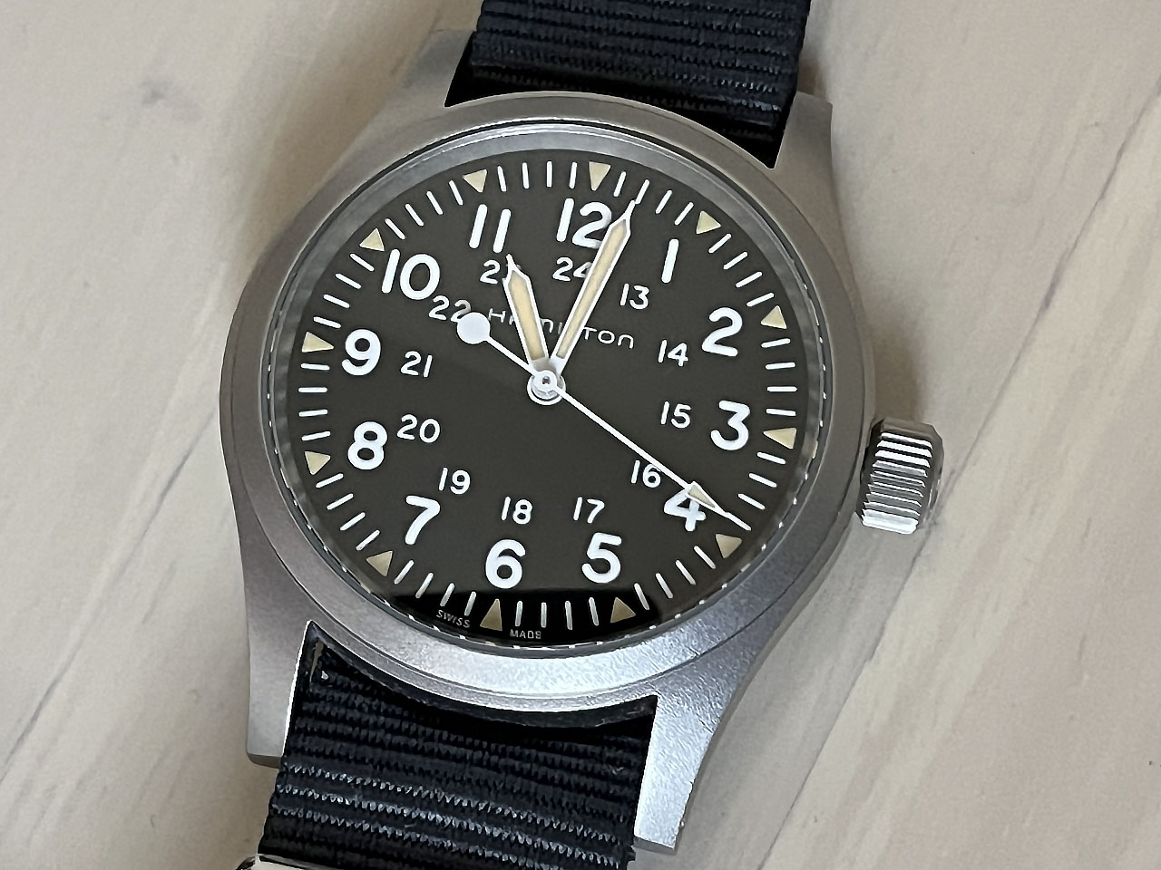 Hamilton Khaki Field Mechanical 本体 不具合有り ハミルトン カーキ フィールド メカが故障しました : Salaryman C3