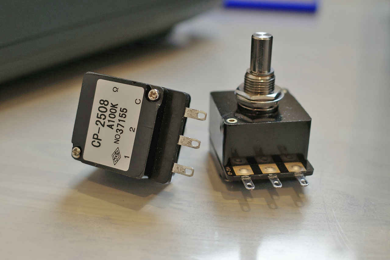 SV-2A3のボリュームを東京光音のCP2508に交換してみた SV-2A3のボリュームを東京光音のCP2508に交換してみた