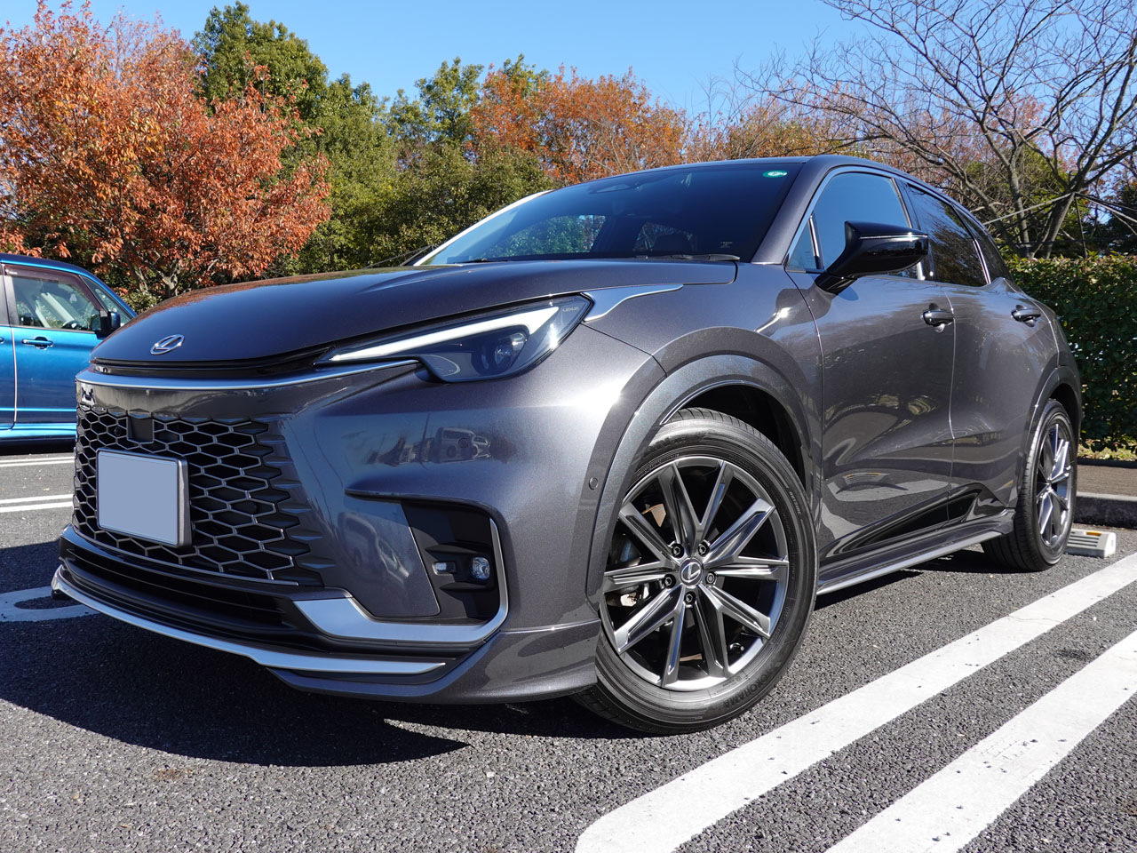 レクサスLBXのドアモールディングをブラック塗装化した