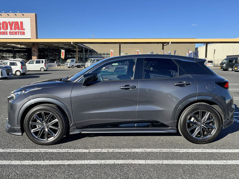 レクサスLBXのドアモールディングをブラック塗装化した : Salaryman C3