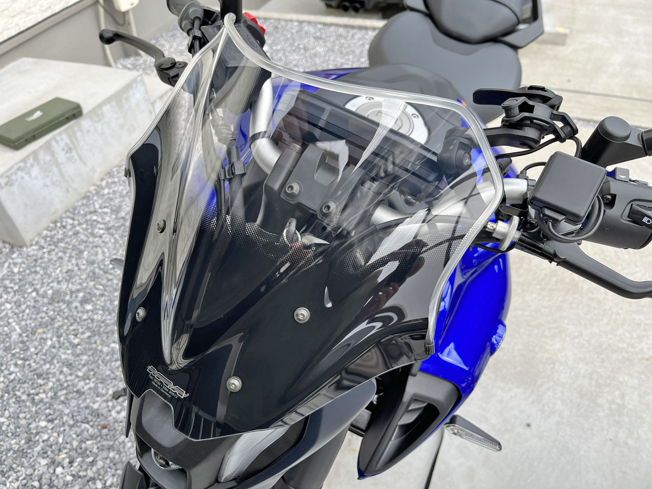YAMAHA MT07 純正スクリーン+EPRO補助スクリーン (ヤマハMT-07 YAMAHA MT07 純正スクリーン+EPRO補助スクリーン (ヤマハMT-07