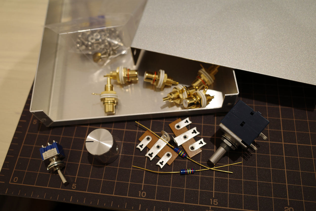 アマチュア自作品　パッシブアッテネーター そうだパッシブプリを作ろう