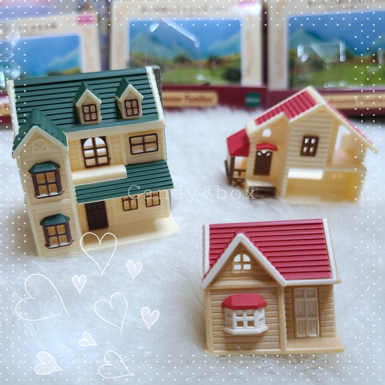 シルバニアファミリー*ミニチュアハウスコレクション3種開封@森のお家
