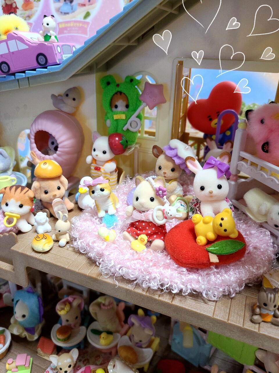 シルバニアファミリー そよかぜ丘のお家 ギフトセット ☆シルバニアファミリー そよかぜ丘のお家ギフトセット☆トイザらス