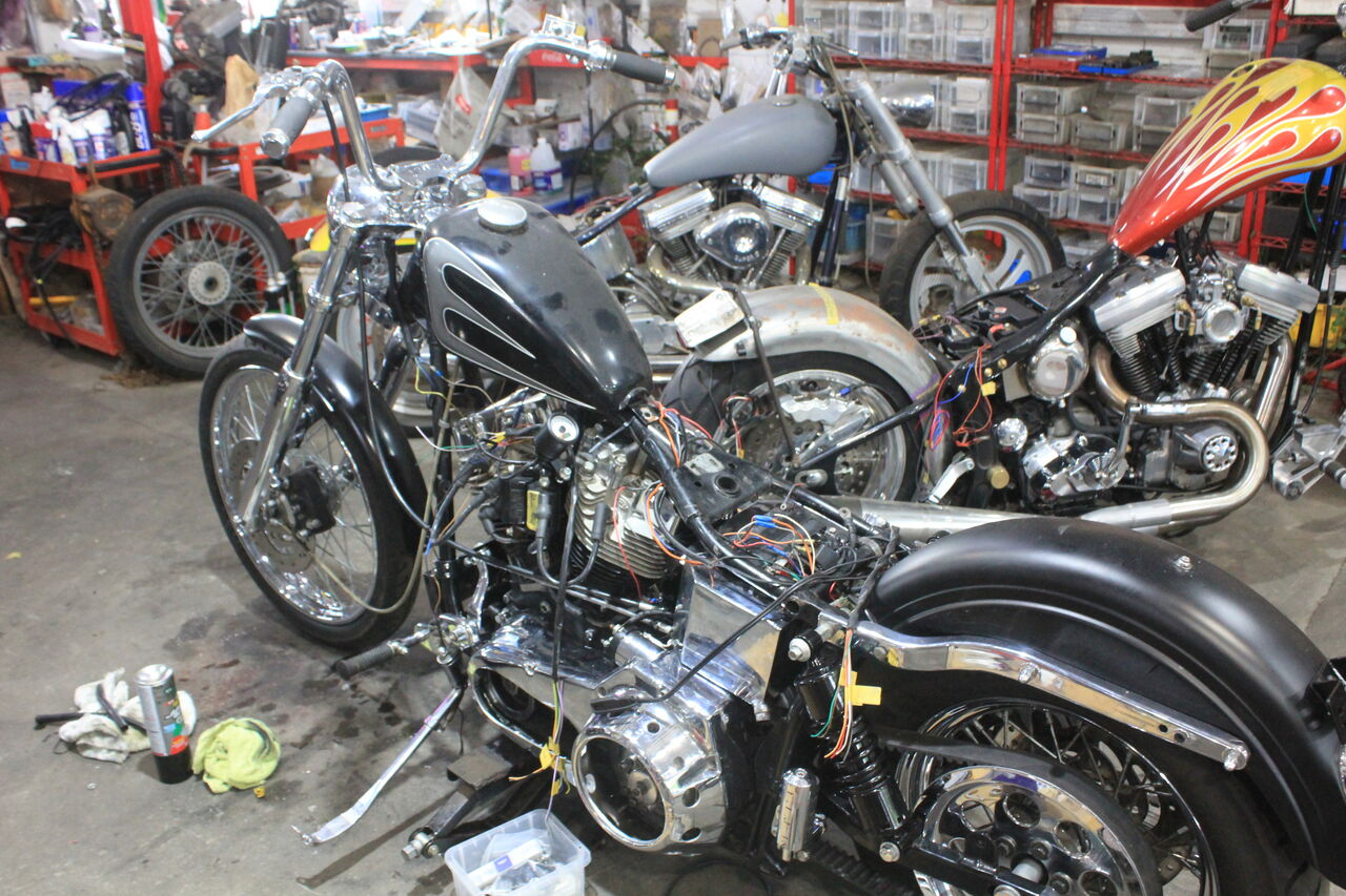 H-D '83 FXSB 作業記録Vol.03 配線関連 : [コールド H-D '83 FXSB 作業記録Vol.03 配線関連 : [コールド