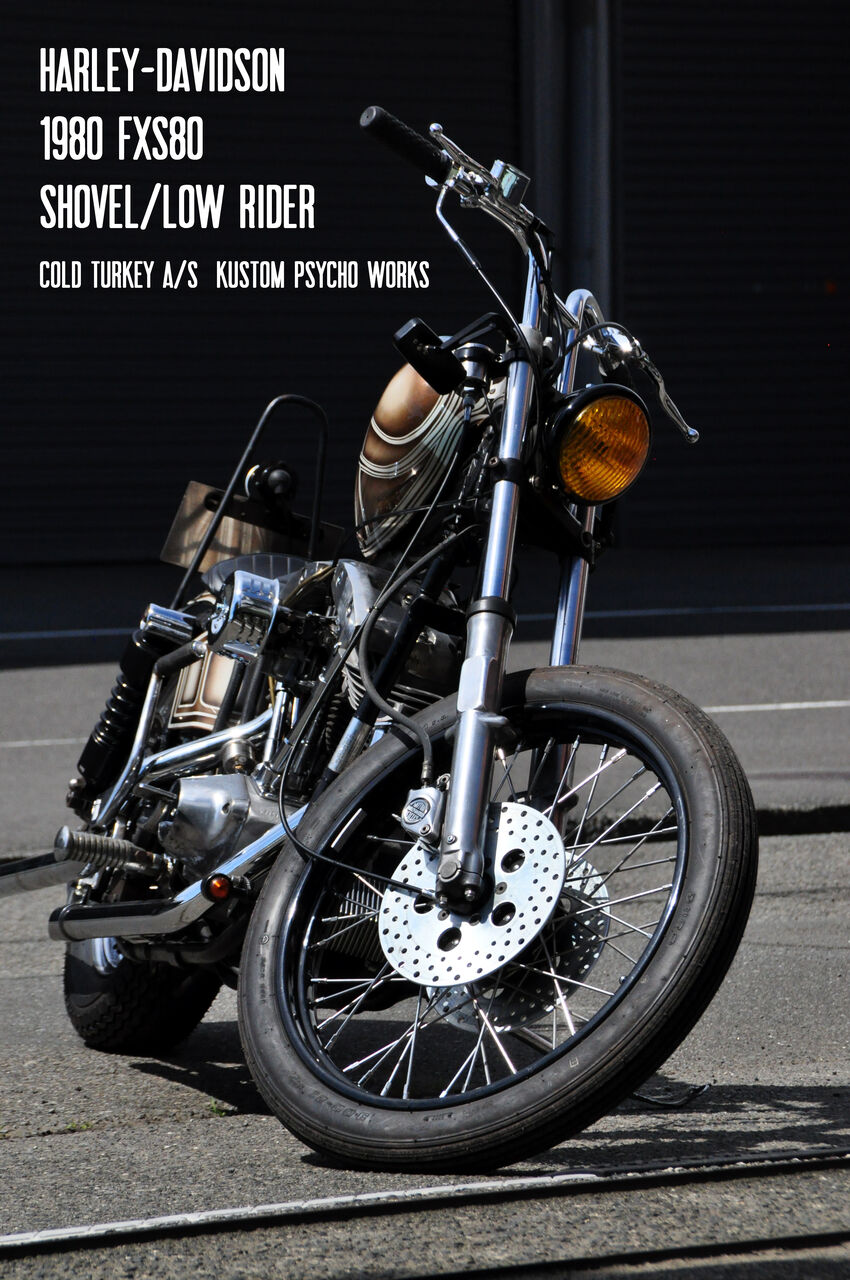 No.99 H-D 1980 FXS80/Shovel LowRider 車両紹介 : ［コールドターキー