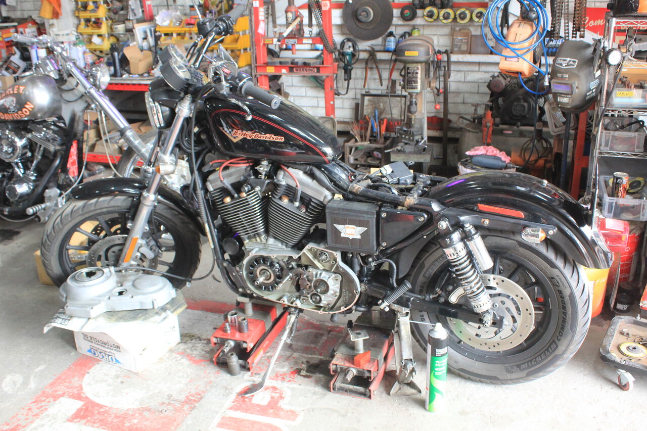 プライマリーから異音 スポーツスター '01 XL1200L : [コールド プライマリーから異音 スポーツスター '01 XL1200L : [コールド