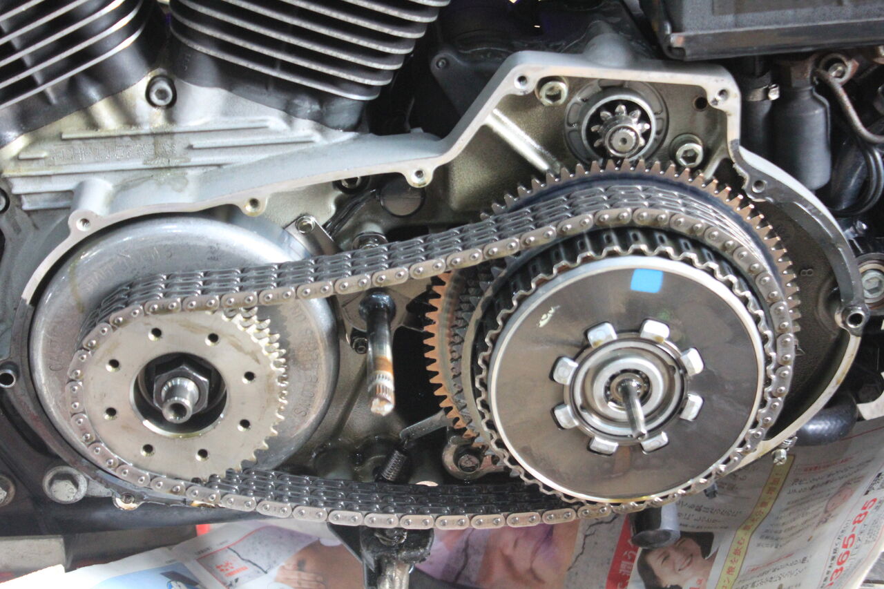 プライマリーから異音 スポーツスター '01 XL1200L : [コールド プライマリーから異音 スポーツスター '01 XL1200L : [コールド