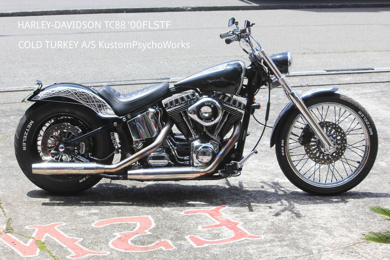 H-D TC88 FAT-BOY カスタマイズ完了！ : ［コールドターキーエーエス