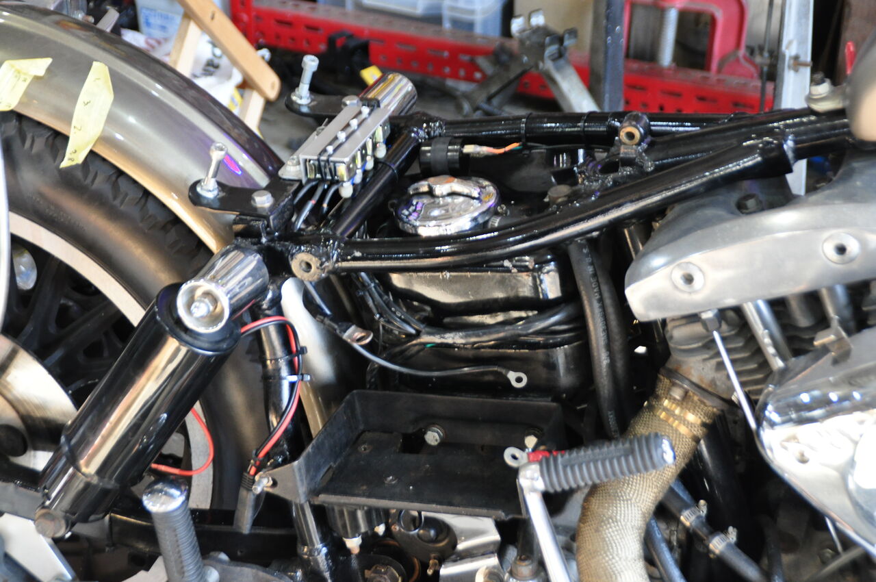 H-D '78 FXS 1200 スターター系 修繕/ショベル : ［コールドターキー