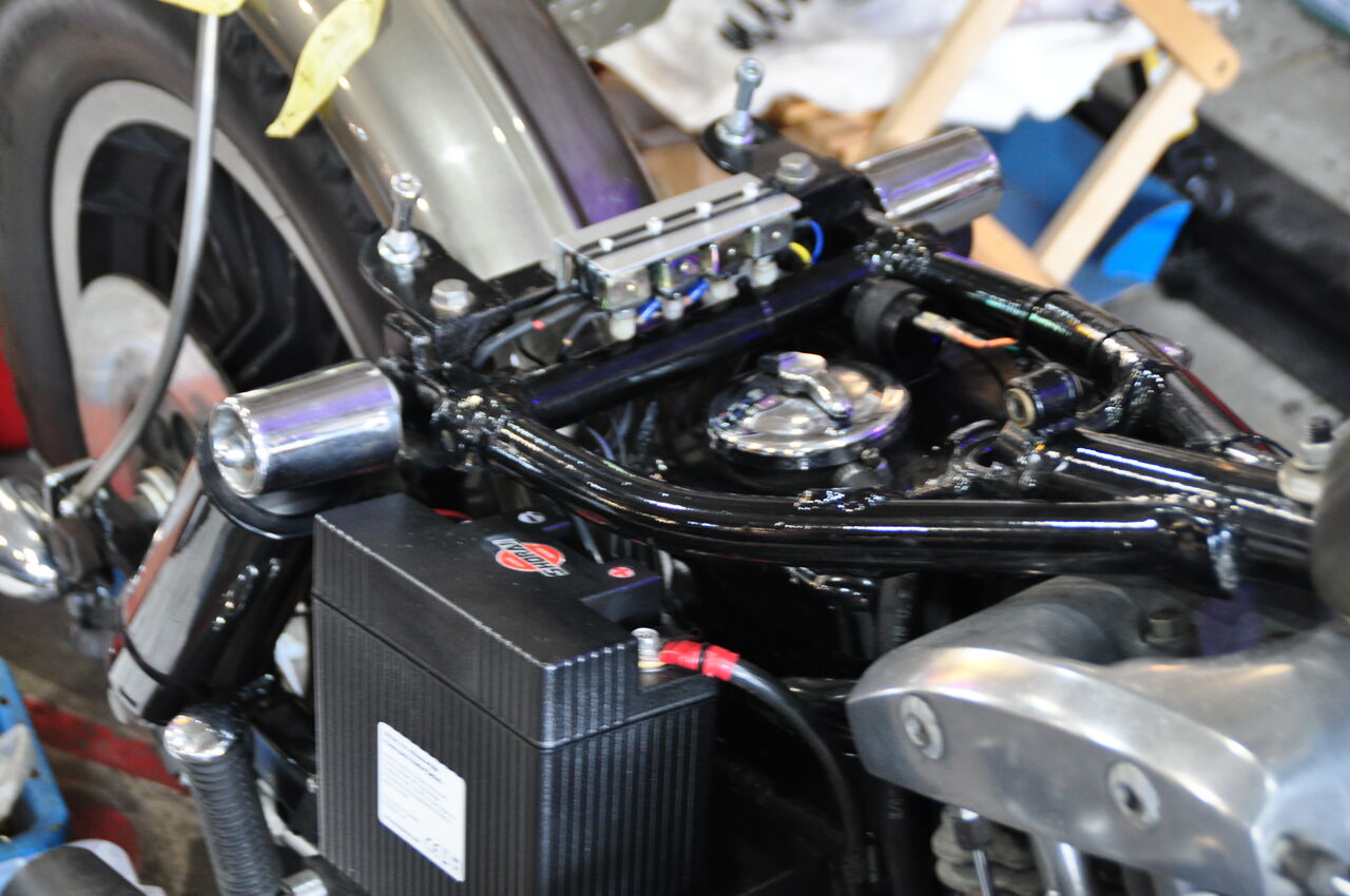 H-D '78 FXS 1200 スターター系 修繕/ショベル : ［コールドターキー