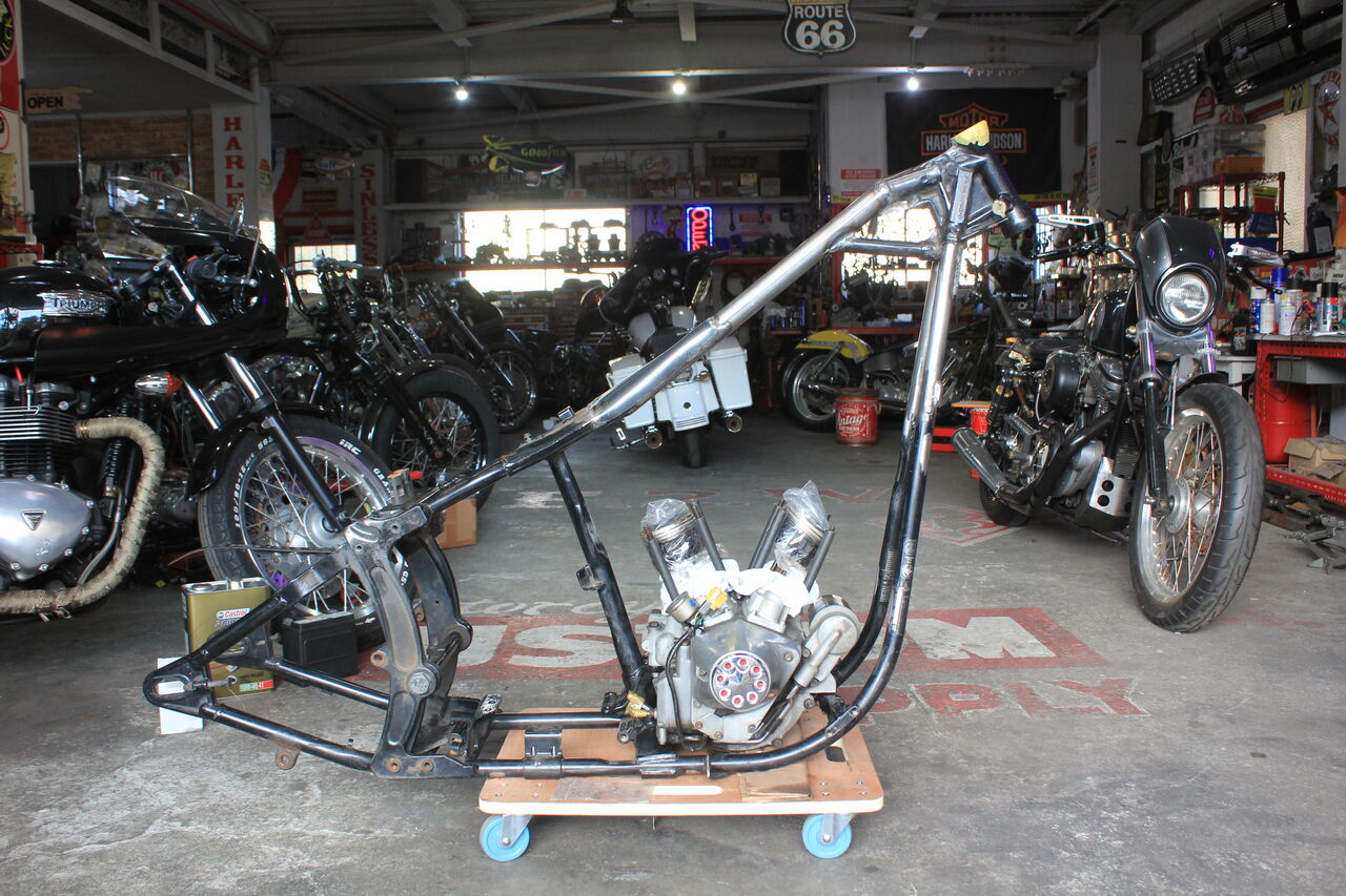 H-D '99 EVO/FXST CHOPPER化 : ［コールドターキーエーエス