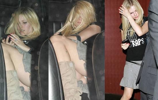 海外セレブヌード 小柄極美女 アヴリル ラヴィーン お宝乳首半ケツショット有 ザ フェロニー