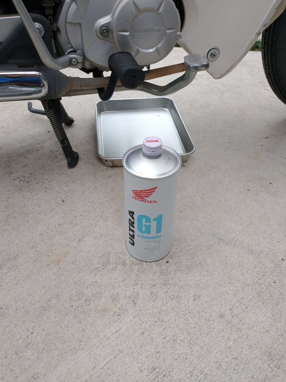 21 スーパーカブ オイル交換 深川に住んで Stage