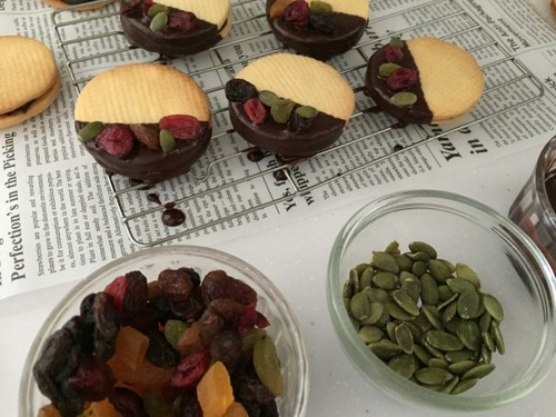 ペパーミントホットチョコレートクッキーのレシピ