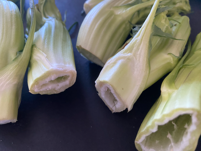 ラディッキオとプンタレッレのサラダ アンチョビドレッシング添え レシピ