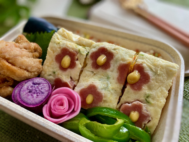韓国のお花卵焼き コッケランマリ で自分弁当 ローマのおいしい生活in東京 Powered By ライブドアブログ