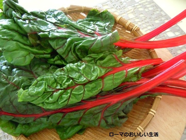 イタリアの不思議野菜 ビエトラ ロッサを使ってパスタ ローマのおいしい生活in東京 Powered By ライブドアブログ