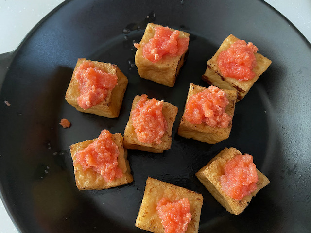 おうち居酒屋 厚揚げの明太チーズ焼き ローマのおいしい生活in東京 Powered By ライブドアブログ