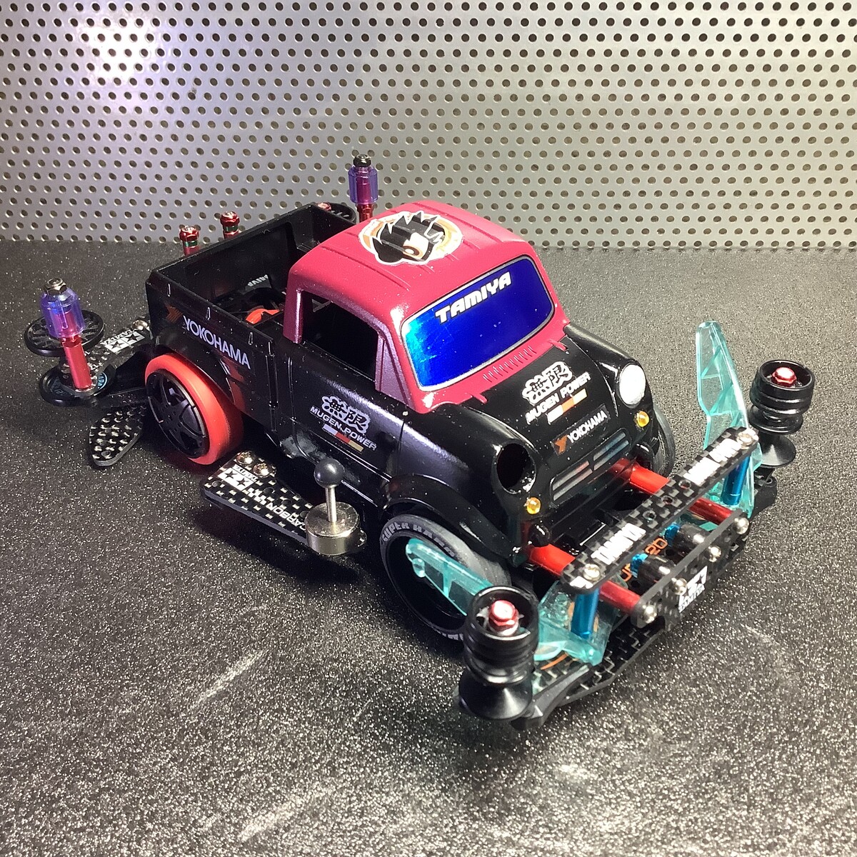 ミニ四駆　k4ギャンボー　カスタム K4ギャンボー+ドレスアップステッカー｣