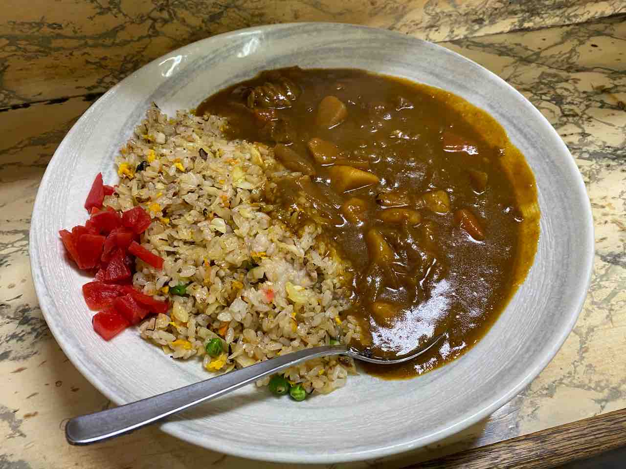 波打食堂 若松 福岡 ボリューム満点 肉体労働者や漁師に長年愛される懐かしい味わいのカレーライス 大阪 福岡カレーステーション
