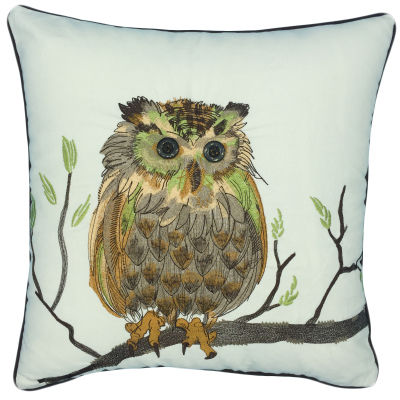 北欧クッションカバー　フクロウの柄