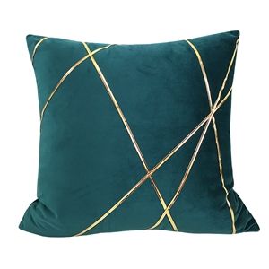 モダン金色線クッションカバー2