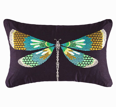 トンボのクッションカバー