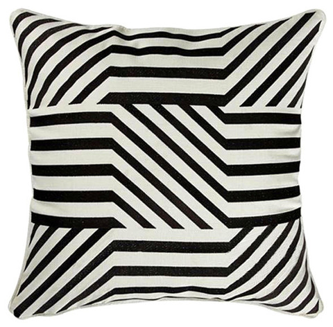 複雑に線を入れたクッションカバー2