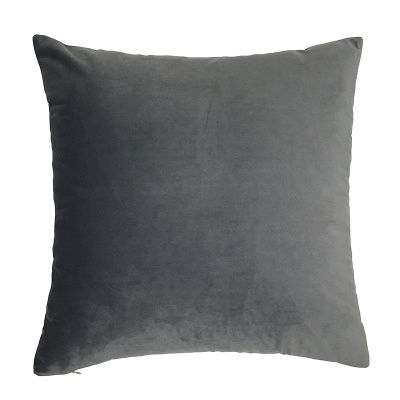 灰色無地クッションカバー