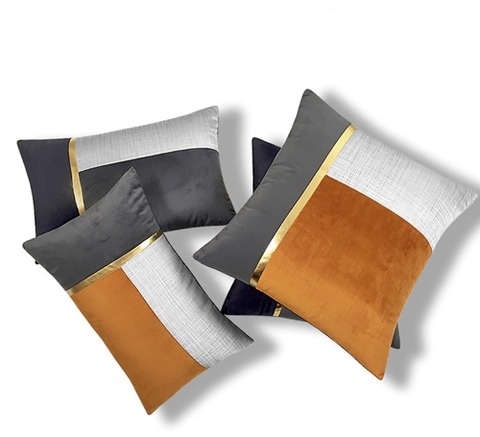 モダン・マルチカラー・クッションカバー