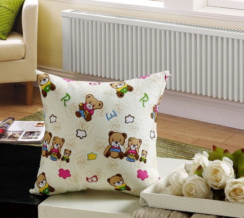 子供部屋用クマのクッションカバー