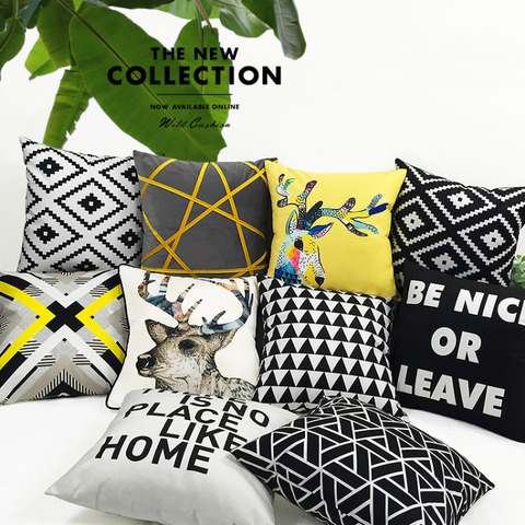 BE NICE OR LEAVE　クッションカバー2