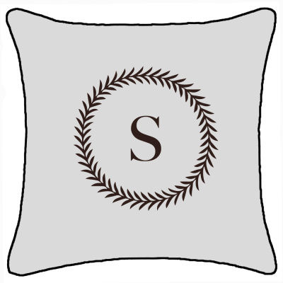 中央に「S」　クッションカバー