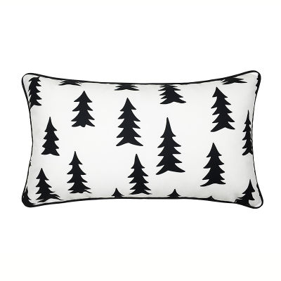 北欧・木の絵柄のクッションカバー