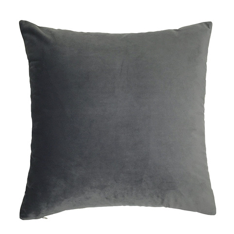 灰色無地クッションカバー2