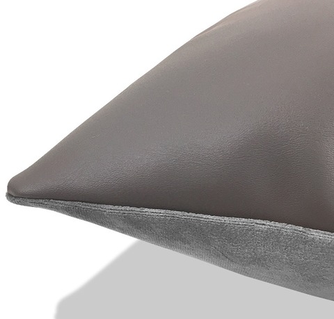 モダンツートングレークッションカバー2