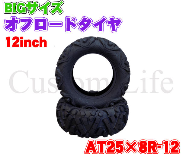 CKカスタム ATV 四輪 バギー ビッグサイズ 12インチ オフロード