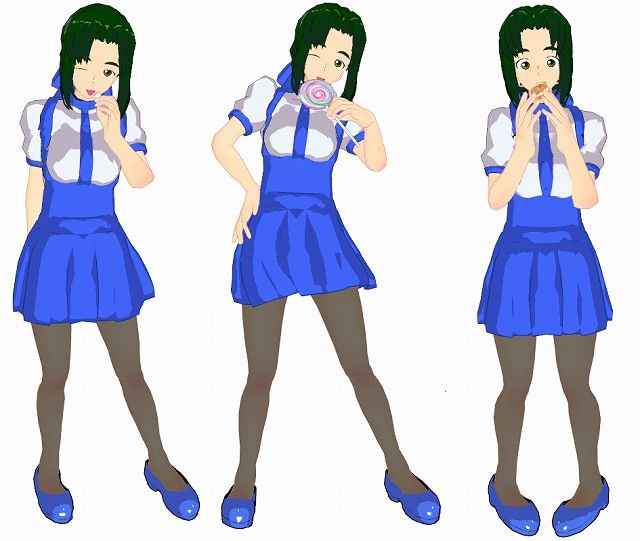 かすたむすめ ポーズデータ オリジナル