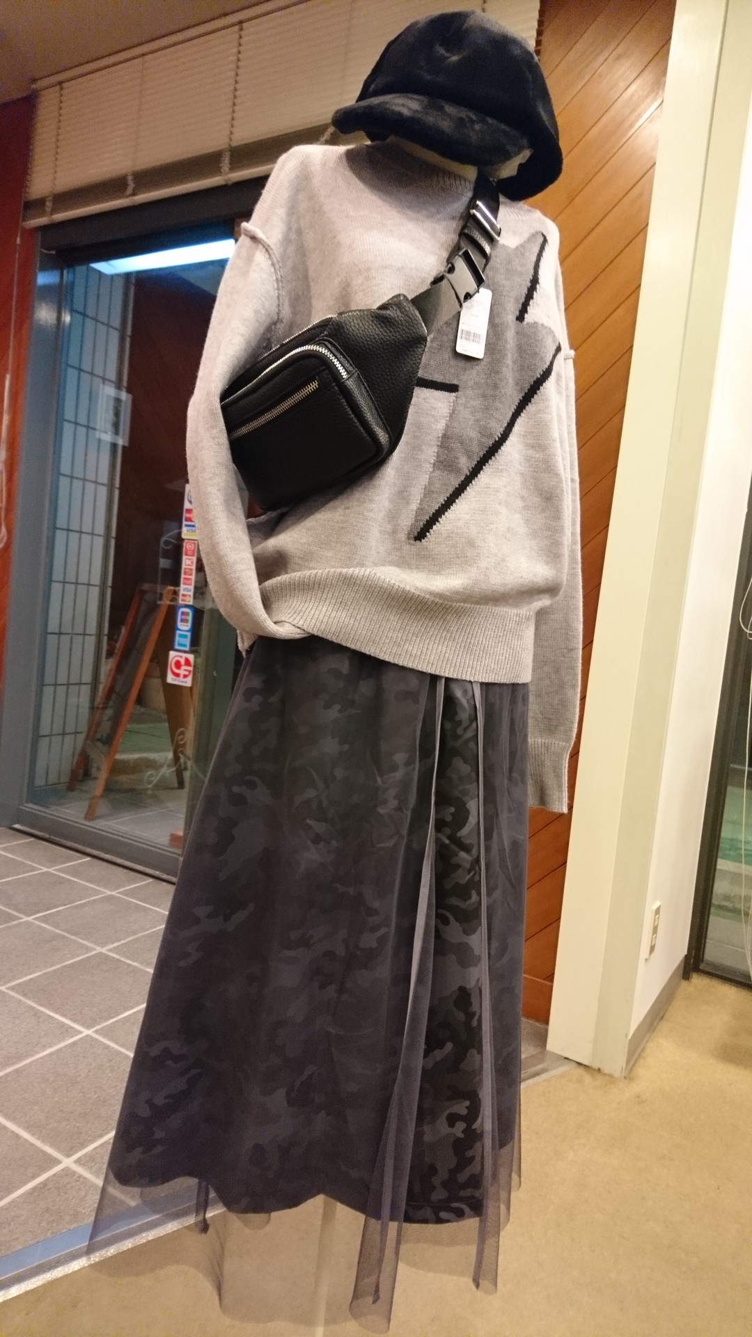 インターシャニットソー チュールレースサテン迷彩柄スカート Cute Deux Blog インターシャニットソー チュールレースサテン迷彩柄スカート Cute Deux Blog