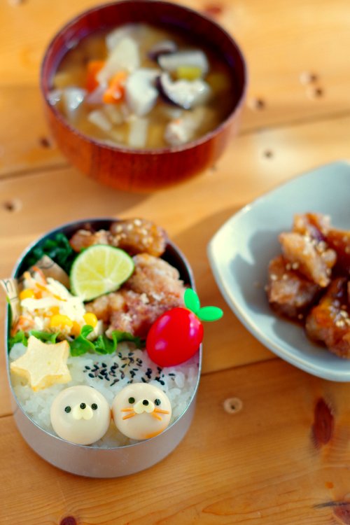 アザラシ君のキャラ弁とこんにゃくの唐揚げのお昼ご飯 きょうのおべんとう Powered By ライブドアブログ アザラシ君のキャラ弁とこんにゃくの唐揚げのお昼ご飯 きょうのおべんとう Powered By ライブドアブログ