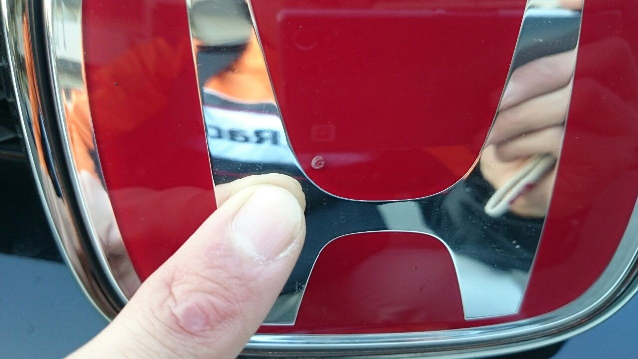 Fd2のエンブレム ホーン交換 臆病者の旅人